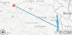 Kolkata, Varanasi and Lower Ganges Cruise Kolkata → Varanasi (2027) - 11 destinations