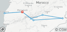 A partir de MARRAKESH : 7 jours d\'excursion au Maroc avec HoneyMoon - 8 destinations