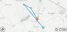Safari ultime dans le nord de la Tanzanie - 5 jours d\'aventure - 4 destinations