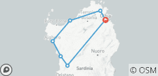 Sardinien Mietwagenrundreise - 7 Destinationen