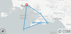 6 jours au départ de Naples : Pompéi, le Vésuve, la côte amalfitaine, Sorrente, Positano et l\'île de Capri - 7 destinations