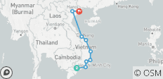 Vietnam Cycling: Saigon to Hanoi - 9 destinations