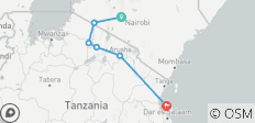 Safari to Beach Expedition - 12 jours au Kenya, en Tanzanie et à Zanzibar - 6 destinations