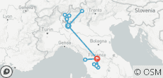 9 Days in Milan & Florence by Train: Italy’s Lakes, Villages & Wine Trails - 14 destinations