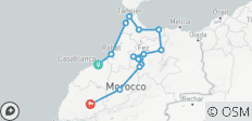 From Casablanca : 15-days Mediterranean Morocco: Tangier, Al Hoceima & Imperial Cities - 15 destinations