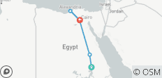 Voyage sur le Nil d\'or : Assouan - Le Caire et Alexandrie 8 jours de vols intérieurs et croisière sur le Nil - 5 destinations