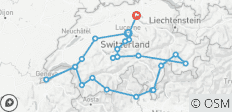 Routes de campagne de Suisse - Petit groupe (Petits groupes) - 24 destinations
