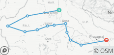 15 Días / 14 Noches Tour por el Rajastán, el Patrimonio y la India Espiritual - 14 destinos
