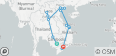 Grand Indochina Discovery – 23 Days Across Cambodia, Laos & Vietnam - 18 destinations