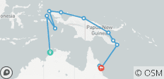Joyas de Raja Ampat, Papúa Nueva Guinea y Cairns - Viaje en Crucero y por Tierra - 12 destinos