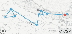 Trilogie himalayenne : Inde, Népal et Bhoutan - 25 destinations