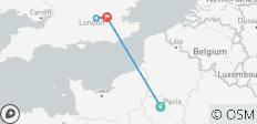 9 Days Paris to London Landmarks: Eiffel Tower, Louvre, Seine Cruise & Windsor - 4 destinations