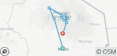 Kilimanjaro via Machame route - 6 dagen klimmen (+ 2 dagen in een hotel) - 12 bestemmingen