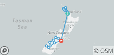 Viaje del Cabo a Fiordland - 21 destinos