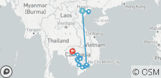 Hoogtepunten van Vietnam, Cambodja & Luxe Mekong 2027 - 18 Dagen - 28 bestemmingen