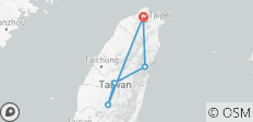 Taiwans Top Drei mit Taroko 5 Tage Privatreise (Premium) - 5 Destinationen