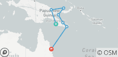 Papua New Guinea to Tropical North Queensland - 7 destinations