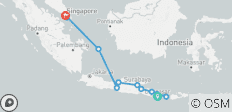 Indonesian Odyssey: Bali to Singapore - 11 destinations