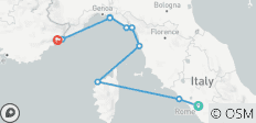 Rivieras italiana y francesa con Córcega - 11 destinos