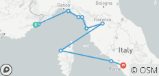 Rivières françaises et italiennes avec la Corse 2028 - 11 destinations