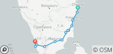 Discover the South of India, French-speaking guide - 14 destinations