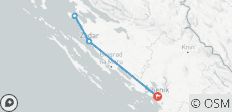 De Šibenik al norte de Dalmacia: ruta de 3 días. ¡Los mejores destinos de la costa adriática! ¡Zadar, Nin y mucho más! Lugares declarados Patrimonio de la Humanidad por la UNESCO y antiguas ciudades amuralladas. Naturaleza, historia, arquitectura ve… - 5 destinos