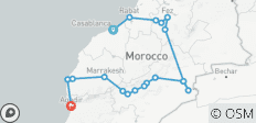Morocco\'s pearls from 1001 Nights - 19 destinations