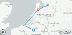 Belgique et Pays-Bas - Bruxelles à Amsterdam - 5 destinations