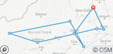 Meilleurs voyages en Inde pour 2026-2027 : Rajasthan, Agra, Delhi & Tiger Safari Adventures - 9 destinations