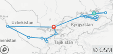 Central Asia 17 Day tour 4 countries - 21 destinations