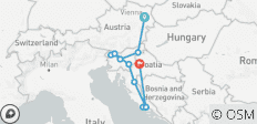 Hiver en Autriche, Slovénie et Croatie 2027/28 - 12 destinations