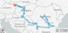 Lower Danube Discovery with Vienna & Transylvania 2027 - 22 Days (from Bucharest to Vienna) - 36 destinations