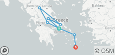 Découverte de la Grèce en 9 jours : Athènes, Delphes, Météores, Mykonos et Santorin - 10 destinations