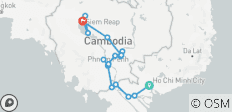 Crucero de Lujo Mekong y Descubrimiento de Templos 2028 - 12 Días (from Ciudad Ho Chi Minh to Siem Reap) - 22 destinos