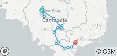 Crucero de Lujo Mekong y Descubrimiento de Templos 2028 - 12 Días (from Siem Reap to Ciudad Ho Chi Minh) - 21 destinos