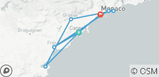 Côte d\'Azur - Action, Relaxation and Beach - 8 destinations