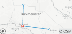 Gruppenreise in Turkmenistan (Teil der 5stan-Reise) - 5 Destinationen
