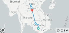 Circuit à vélo au Cambodge et au Laos - 9 destinations