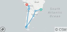 Einmal im Leben quer durch Südamerika - 23 Destinationen