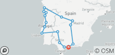 Desde la Costa del Sol: Andalucía y Portugal en 13 días - 17 destinos