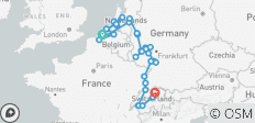 Rin y Mosela románticos con Suiza y Brujas 2026 - 22 Días (from Brujas to Zúrich) - 34 destinos
