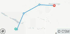 Circuit de 5 jours à Uluru, Kata Tjuta, Kings Canyon et MacDonnell Ranges - Au départ de Yulara - 5 destinations