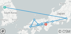 Le Japon majestueux : Séoul et Osaka - 12 destinations
