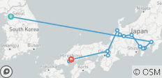 Visions of Japan with Hiroshima & Seoul - 15 destinations