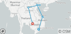 Indochina-Expeditionen: Vietnam, Laos, Kambodscha - 10 Destinationen