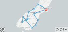Ontdekkingstocht over het Zuidereiland van Nieuw-Zeeland (Superior) – 10 dagen - 17 bestemmingen