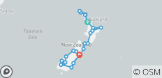 Nieuw-Zeeland per trein, cruise en bus – 19 dagen - 31 bestemmingen