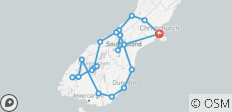 Ontdek het Zuidereiland van Nieuw-Zeeland – 10 dagen - 21 bestemmingen