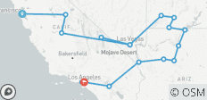 De San Francisco a Los Ángeles, pasando por Las Vegas: 10 días - 18 destinos
