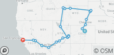 De Denver a San Francisco: 15 días - 22 destinos